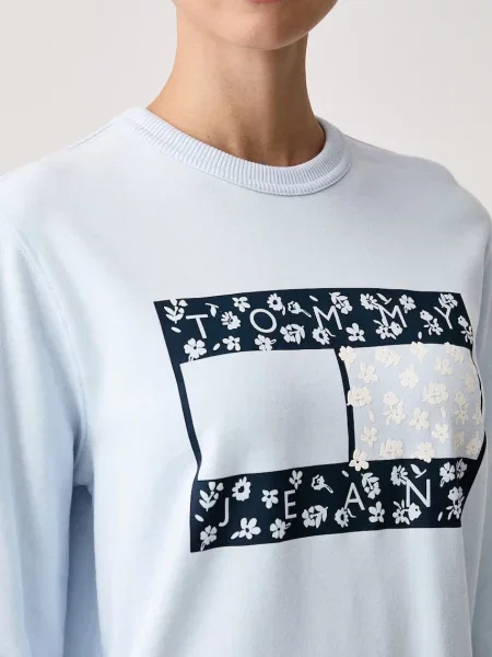 Суитчър Tommy Jeans синьо