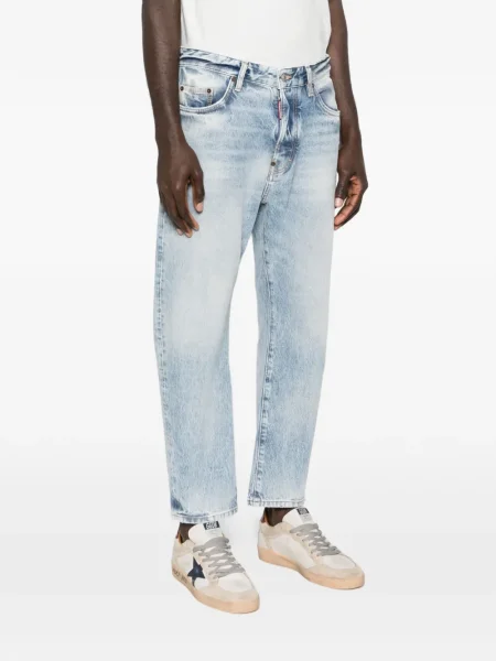 Blugi Dsquared2 zdrențuiți albastru