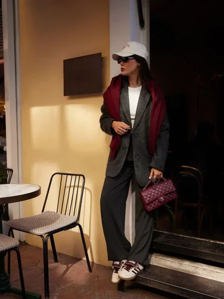 Pantaloni Trendyol gri