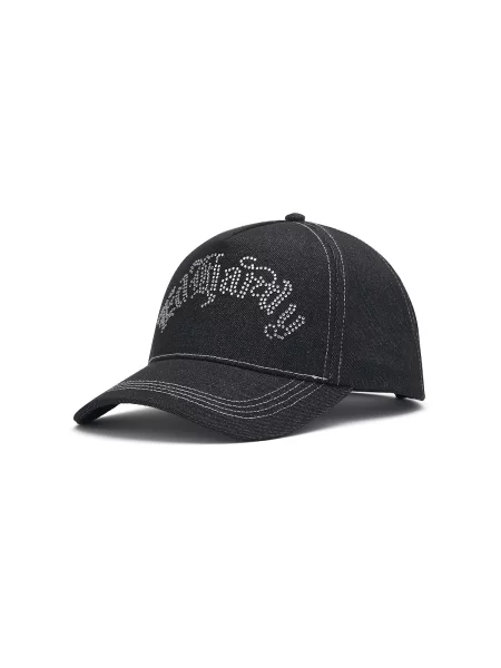 Ed Hardy Čiapka denim / strieborná čierny