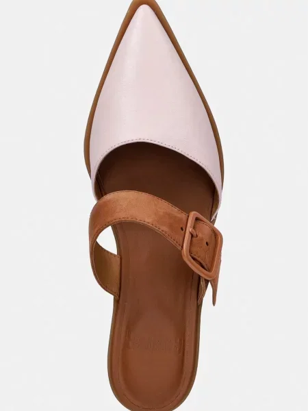 Кожаные шлепанцы Camper