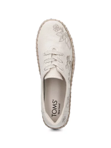 Espadrile Toms cu model floral cu platformă