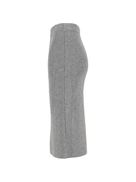 Fustă midi Max Mara tricotate gri