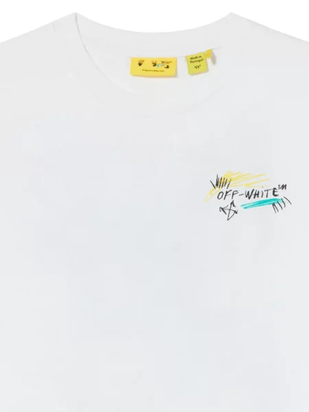 Koszulka dziecięca Off-white biała