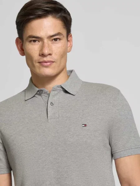 Koszulka polo o kroju regular fit z mieszanki bawełny Tommy Hilfiger