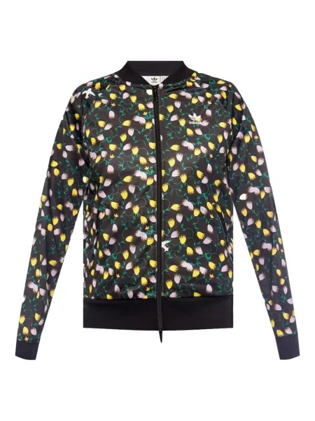 Pruhované krajkové pruhované tričko Adidas s vázáním šedé