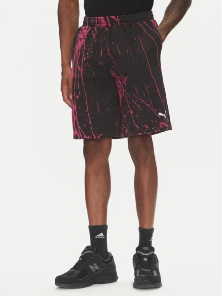 Puma Športne kratke hlače F1 Color Splash črna