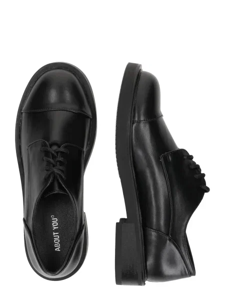 ABOUT YOU Pantofi cu șireturi Claire' negru