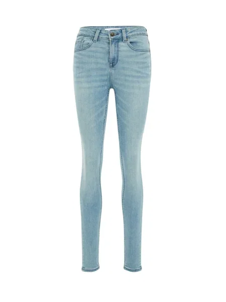 WE Fashion Jeans deschis albastru