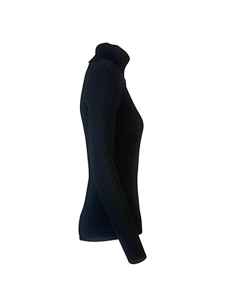 Sweter z golfem Parosh z długim rękawem do golfa czarny
