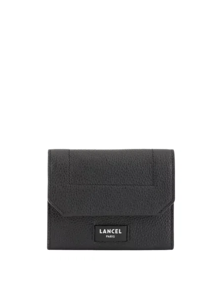 Lancel Portofel Portefeuille M Ninon Noir' negru