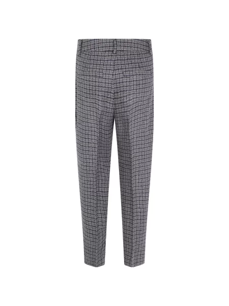 Pantaloni Seventy în carouri gri