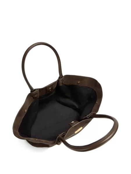 Geanta de piele Demellier din piele maro