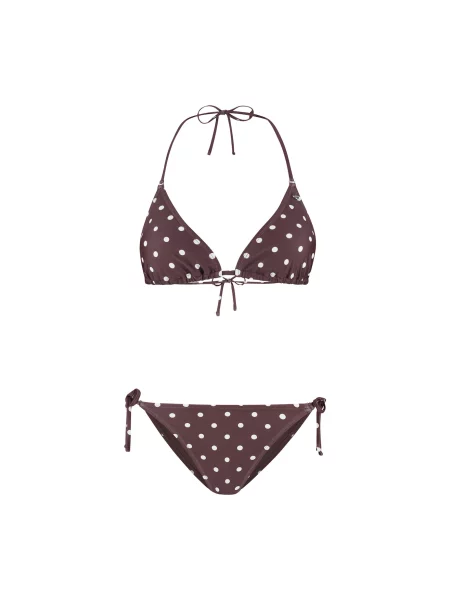 The Sunshine Brand Bikini zgornji del Liz rjava bela