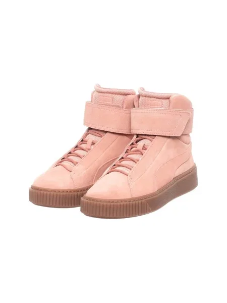 Platform talpú félcipő Puma barna