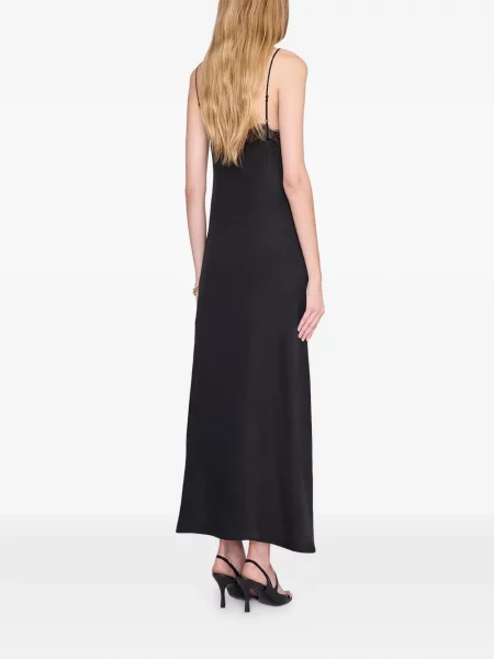 Rochie maxi Anine Bing din dantelă negru