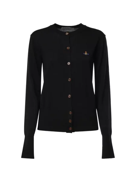 Cardigan Vivienne Westwood cu broderie negru