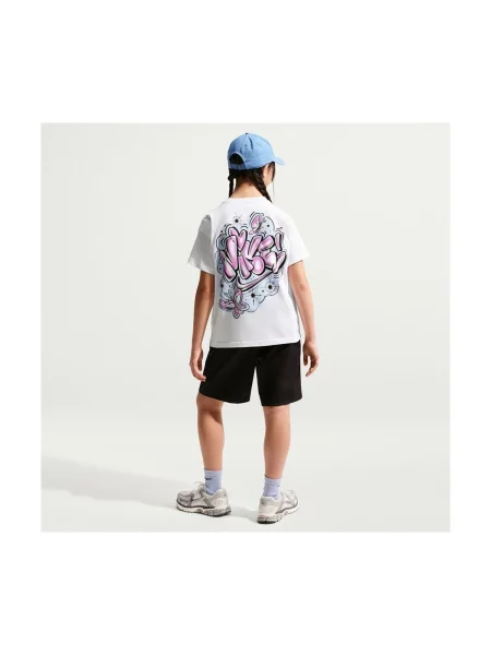 Tricou copii Nike alb