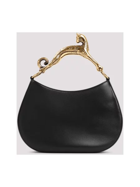 Torebka hobo Lanvin skórzana czarna