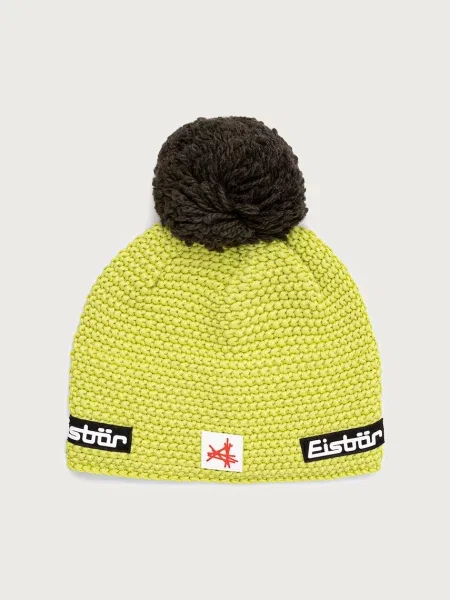 Eisbar căciulă cu lână merino Jamie Pompon MÜ SA verde