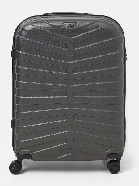 Чемодан Ricco Grande серый