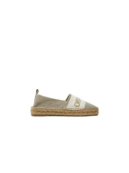 Off-White Espadrilky Béžová bílé