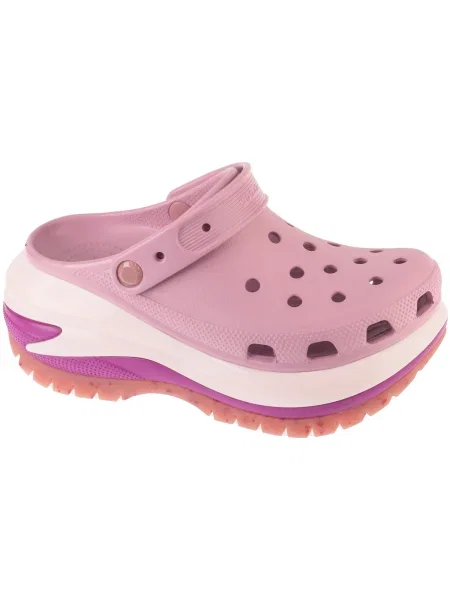 Crocs papuci Classic Mega Crush Clog violet