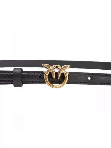 Remen za struk Pinko Love Berry H1 Belt PE 24 Black crna