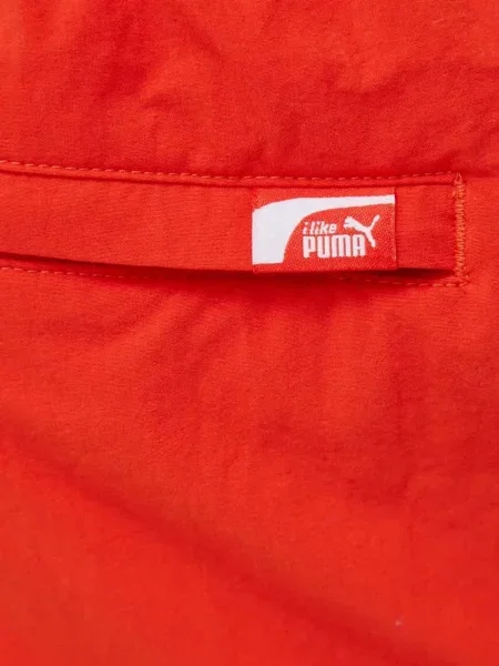 Шорти Puma с принт с връзки оранжево