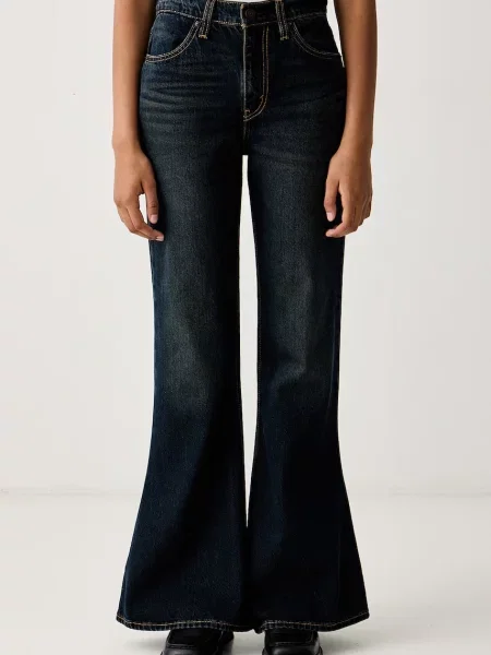 Levi's blugi flared pentru femei PUDDLE SNAP FLARE