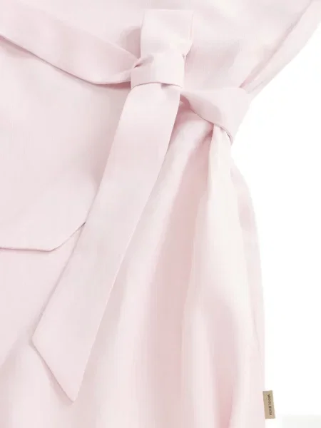 Rochie midi Woolrich până la genunchi de costum roz