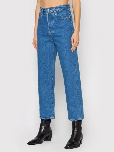 LEVI'S Džínsy Ribcage denim modrá