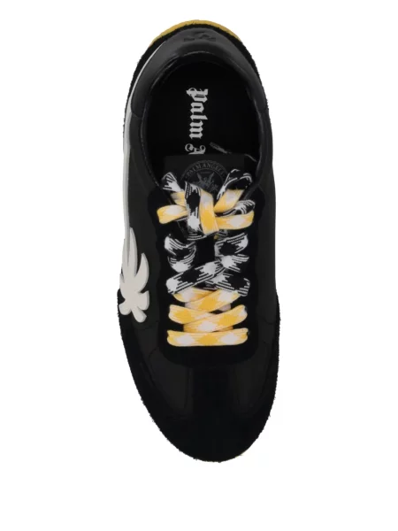 Sneakerși Palm Angels din piele negru