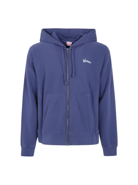 Bluza rozpinana Kenzo klasyczna niebieska