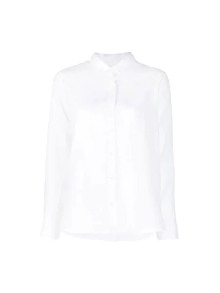 Długa koszula z długim rękawem Barbour z długim rękawem biała