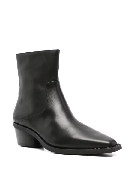 Cizme scurte Ash din piele negru