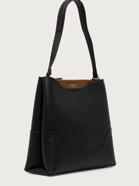 Geanta hobo Twinset negru