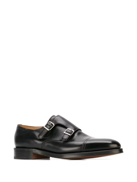 Pantofi monk John Lobb negru
