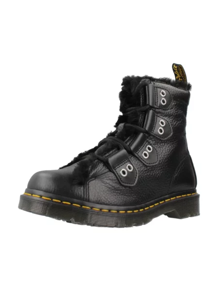 Dr. Martens Trapery Faux Fur Lined czarny