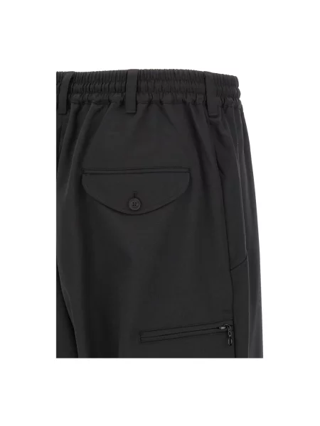 Spodnie Y-3 wełniane czarne
