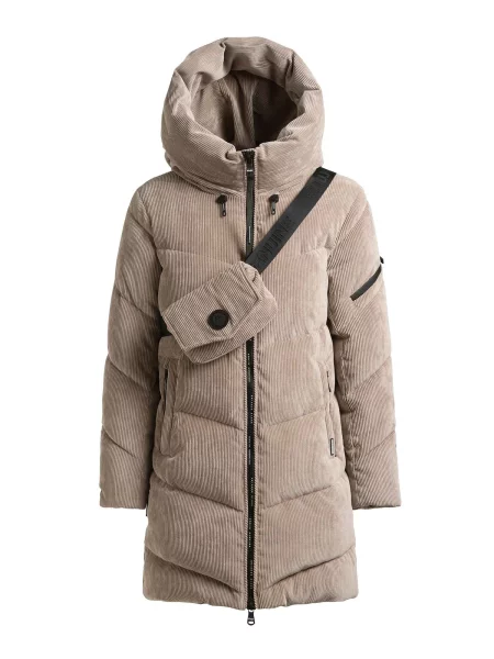 Khujo Téli dzseki Kattie With Bag sötét bézs