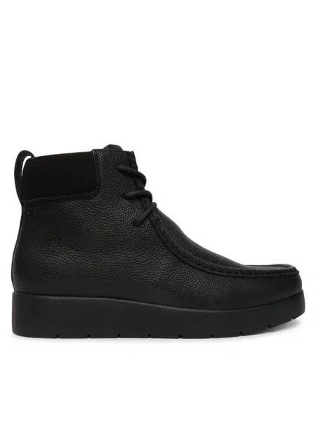Gležnjače Calvin Klein Hybrid City Lug Mid Boot F Lth crna