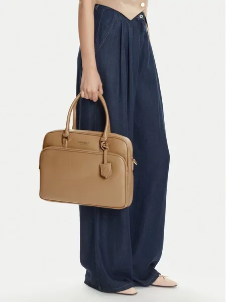 Torba na laptopa Nine West beżowa