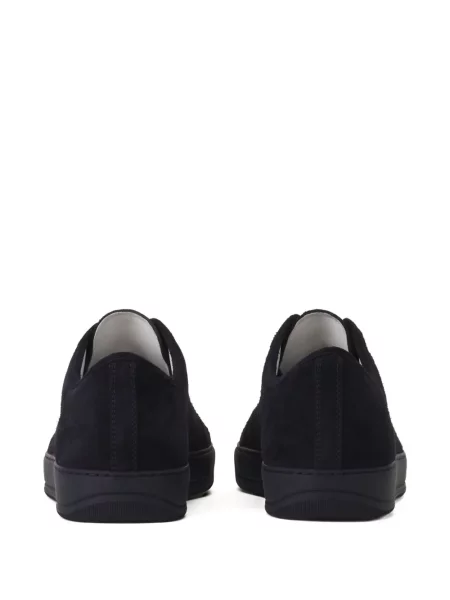 Șapcă Lanvin din piele de căprioară albastru