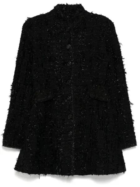 Geacă Shiatzy Chen din tweed negru