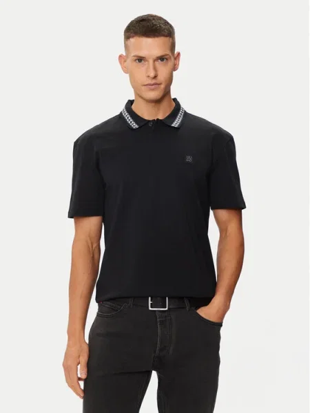Hugo Tricou polo Doucano negru