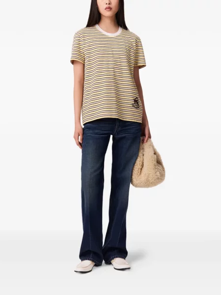Tricou Stella Mccartney cu autograf galben