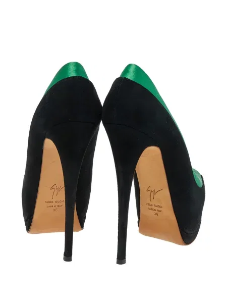 Pantofi cu toc Giuseppe Zanotti cu platformă negru