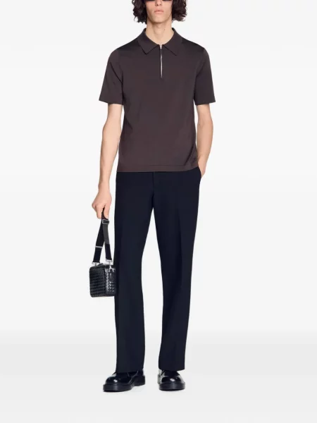 Tricou polo Sandro maro