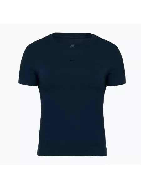 Дамска плетена тениска Nike Sportswear Chill Armory Navy синьо